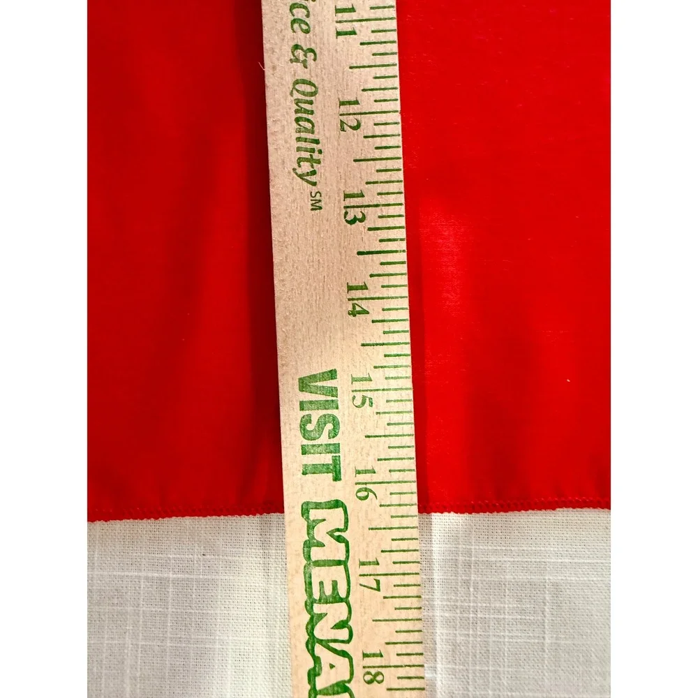 Set of 12 Red Linen Napkins Solid Square Dinner Table‎ Linens 16.5x16.5